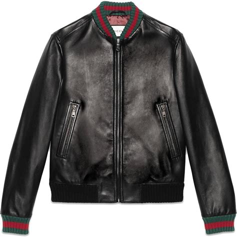 chaqueta negra gucci hombre